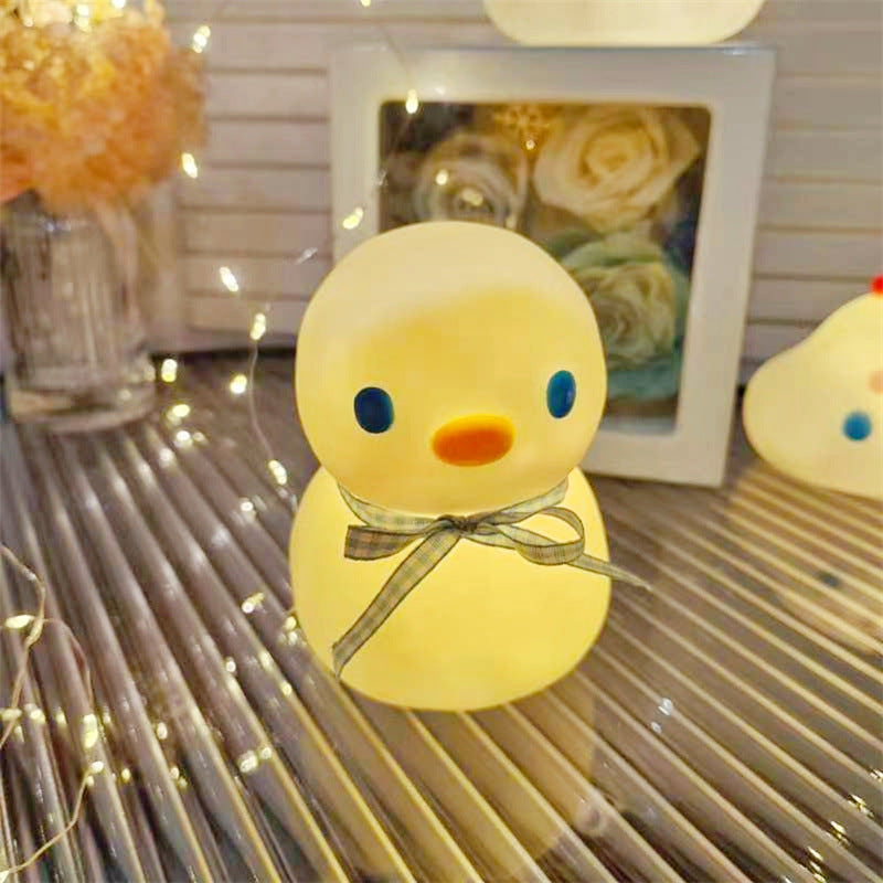 Night Market Shine: Cartoon Luminous Small LED Lamp