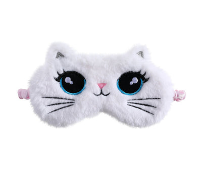 Kitty Purrfection: Plush Kitten Cooling Eye Mask