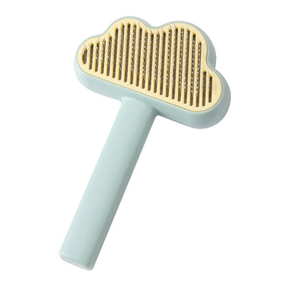 Fluffy Cloud: Self-Cleaning Needle Pet Comb for Effortless Grooming