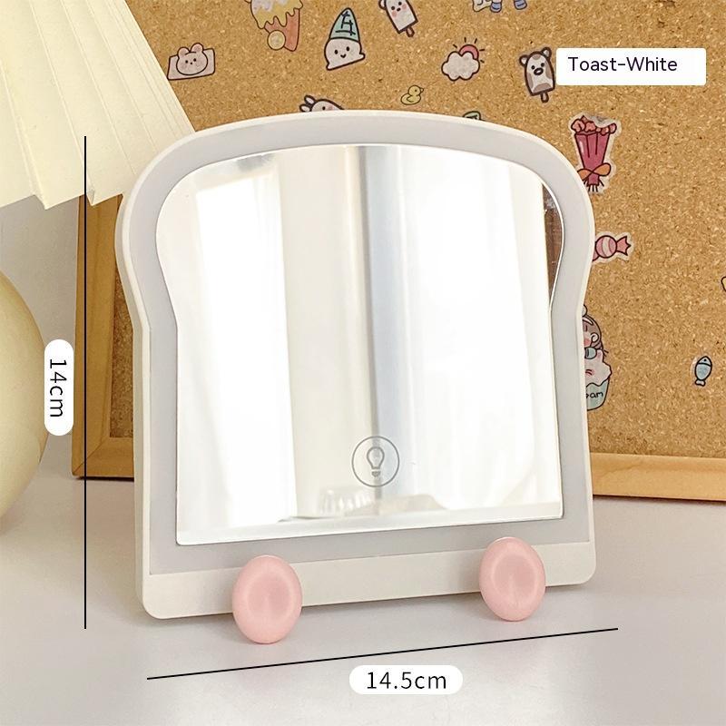 Morning Toast Magic: LED Makeup Mirror for Flawless Reflections