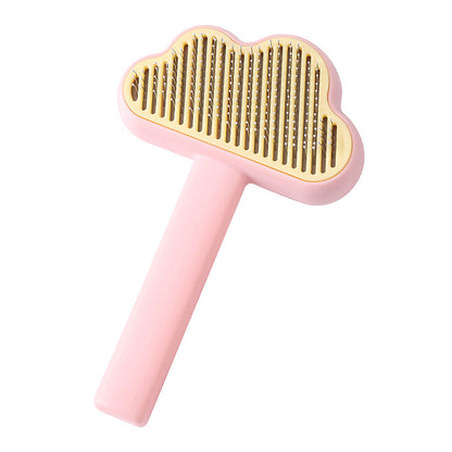 Fluffy Cloud: Self-Cleaning Needle Pet Comb for Effortless Grooming