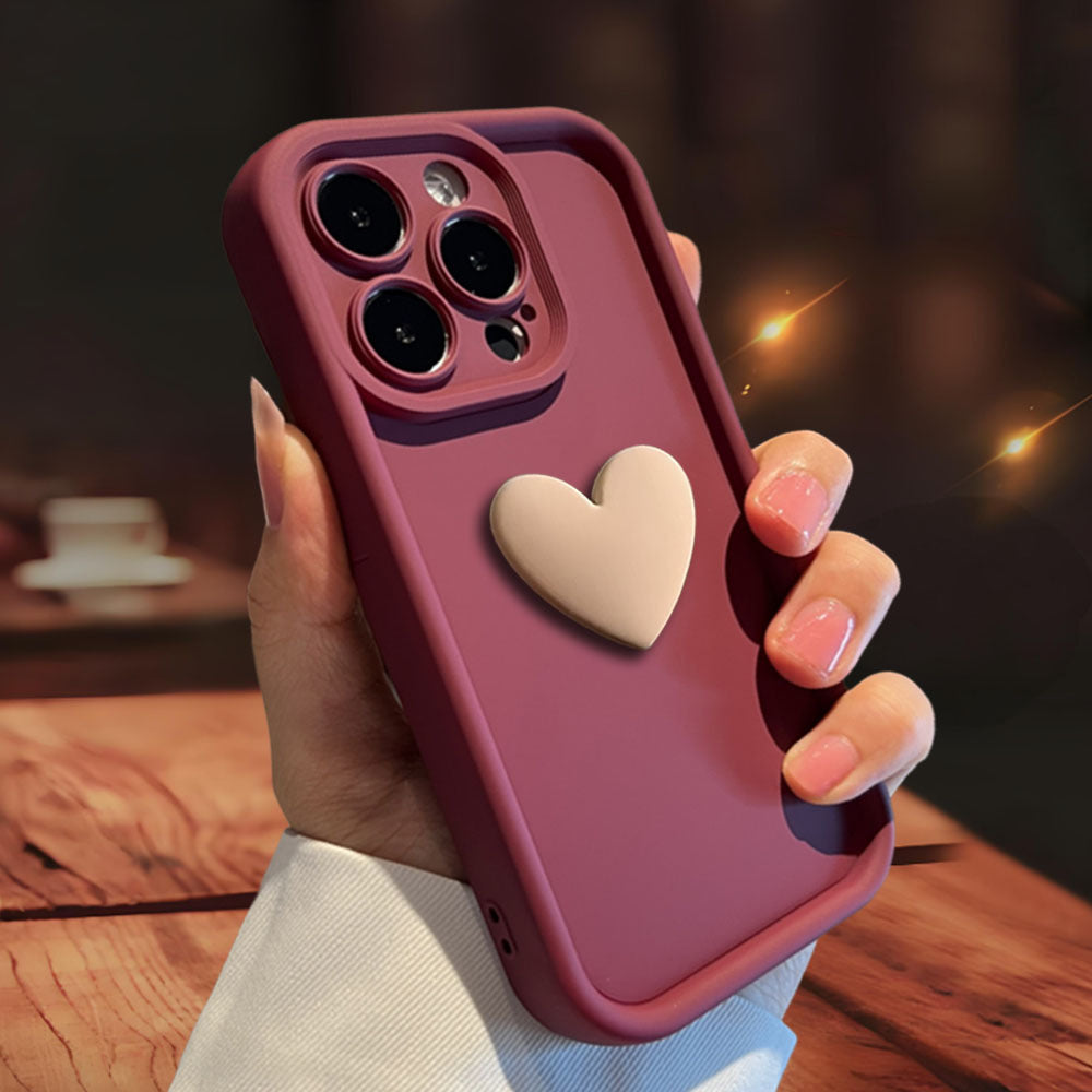 LoveWrap: Three-Dimensional Frosted Lens All-Inclusive Phone Case