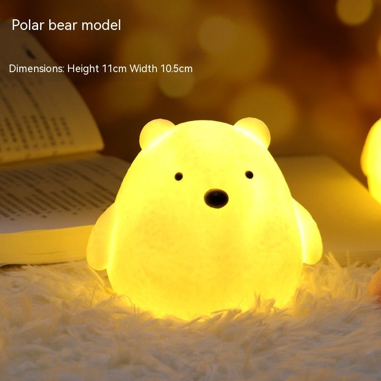 Night Market Shine: Cartoon Luminous Small LED Lamp