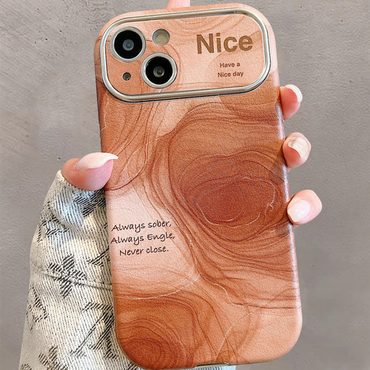 Silicone Skyline: Large Window Phone Case