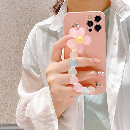 Blooming Bands: Korean-Inspired Floral Bracelet Phone Case