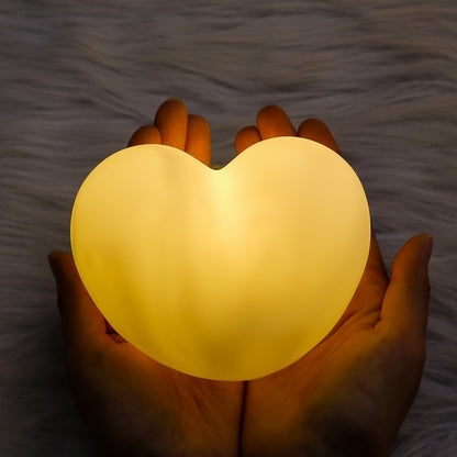 Heartfelt Glow: Love Heart LED Night Light for Children