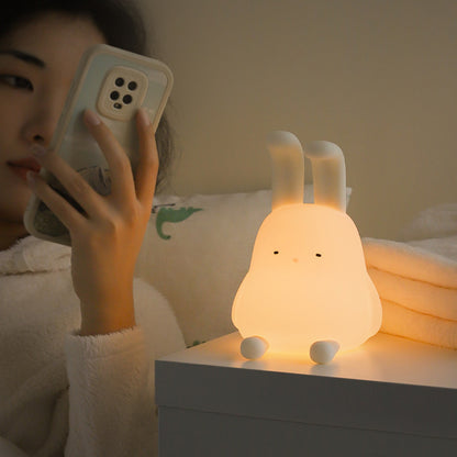 Bunny Bliss: Dimmable Cute Rabbit LED Mood Light